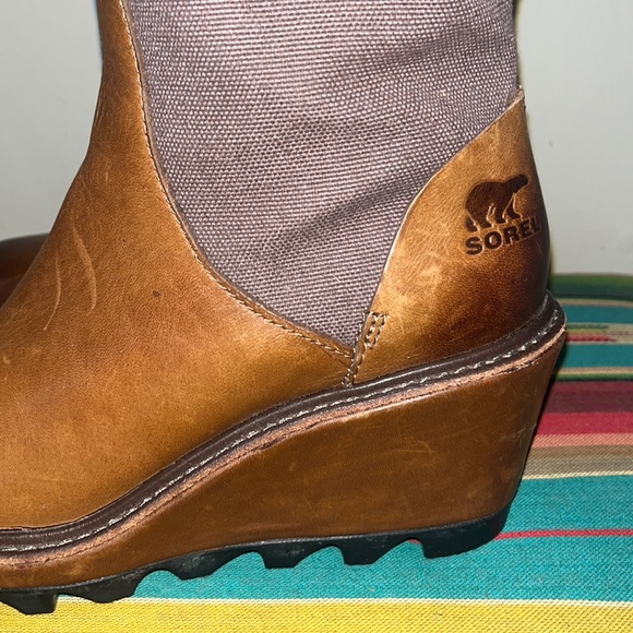 NWOB Vintage Sorrel Waterproof Stacked Heel Boots these are amazing Size 6 - Picture 3 of 8